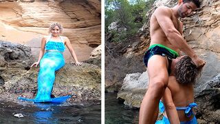 I was sailing with friends and a mermaid sucked my dick