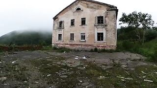 Walk around the horrible buildings with my hot and sexy girl
