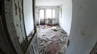 Walk around the horrible buildings with my hot and sexy girl