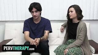 The hot MILF doctor Aaliyah Love helped the stepsiblings get closer through a kinky therapy session