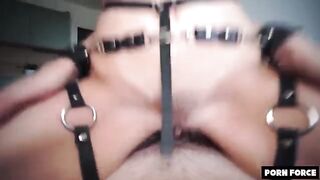 Petite teen gets used as a sex toy in extreme hardcore action