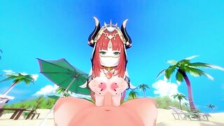 The beautiful Nilou is fucking passionately in Genshin Impact