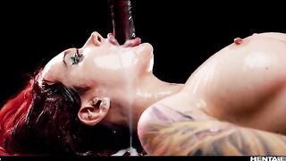 Hottest girls get banged and creampied by the biggest Monsters - Hentaied style