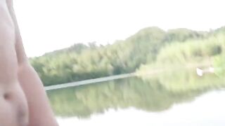 Babe fucks with a stranger on the beach