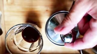 The girl made coffee and got a passionate reward from her partner