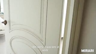 The cute 18 yo girl masturbates her pussy and asks to fuck it