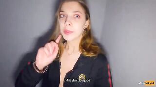 We fucked in the stairwell while parents are at home - POV 4K
