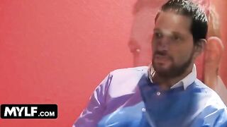 Big tits wife Aubrey Black gets fucked by BBC in front of her husband