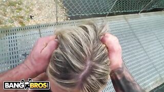 Carla Boom, the Spanish pornstar, loves rough sex, and Emilio Ardana delivered in public