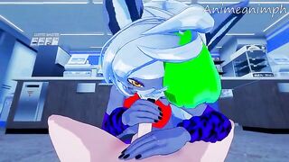 Roxanne Wolf fucks after Five Nights at Freddy's in an uncensored 3D hentai