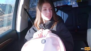 A pretty baby is willing to do anything for money - even on the streets