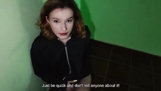 My parents are at home, let's have sex right in the entrance hall!