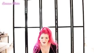 Pink-haired teen Emma Fiore shows her best striptease dance from Argentina