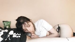 She does her best to please every morning with a blowjob