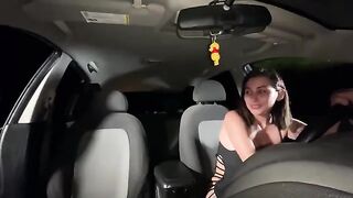 My girlfriend and I discussed in the car and my friend joined us