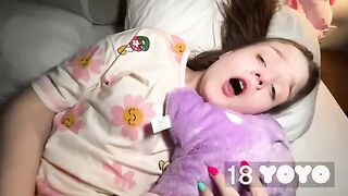 Rough sex and creampie with a hot stepsister