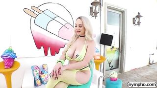 The appetizing girl Skylar Vox has a big titty and is a nympho