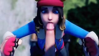 Compilation of blowjobs from popular Fortnite characters in high quality
