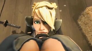 Compilation of blowjobs from popular Fortnite characters in high quality