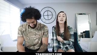 Girlfriend gets banged in crazy poses by her passionate partner