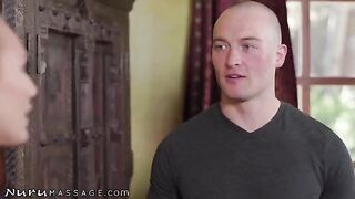 AJ Applegate gets naughty with her BFF's stepbrother in a slippery situation