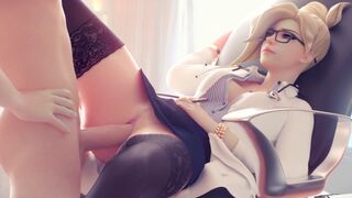 Overwatch Mercy SFM animations compilation with rare and unique scenes