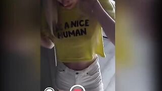 Exchange student #1 Meeting - amateur couple action