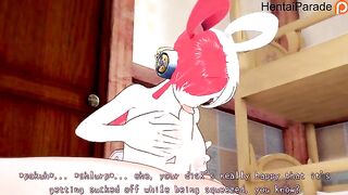 Uta performs a private show of her favorite One Piece character in an uncensored scene