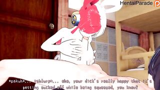 Uta performs a private show of her favorite One Piece character in an uncensored scene
