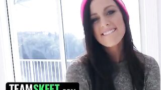 Whitney Westgate, the stunning blue-eyed babe from Middletown, New Jersey, is caught in a steamy situation with her neighbor. Known for her captivating performances since starting in the industry at just 18, Whitney showcases her signature slim figure and