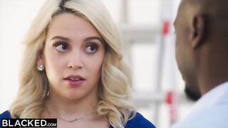 The appetizing girl-decorator fulfills the sexual desires of her client