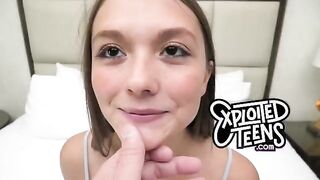 Cock sucking and ass eating with a petite teen star