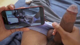 Lil D jacks off to his own video featuring Julz Gotti, damn meta