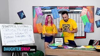 Sneaky teens trick their stepdads to win the fantasy football