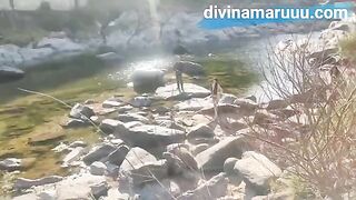 Real couple has sex on the public hills of Cordoba
