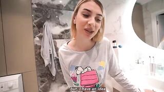 A step sister is giving me a lesson in sex and endurance
