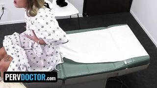 A hot doctor's office encounter with a big booty babe and a massive cock
