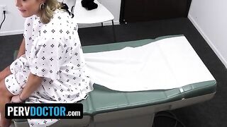 A hot doctor's office encounter with a big booty babe and a massive cock