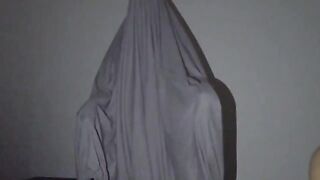 A real ghost scares me on my room and fucks me, big ass zombie Halloween