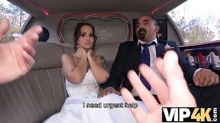 The bride agreed to have sex in the car with a stranger on her way to marry