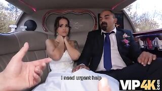 The bride agreed to have sex in the car with a stranger on her way to marry