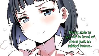 Sword Art Online Hentai, Suguha Kirigaya Joins You For A Bath