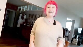 Proxy Paige gets her asshole gapped while cooking pasta, showcasing her famous anal acrobatics that have earned her the title of undisputed spunky teen expert in extreme fisting and prolapse