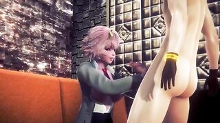 Mina Ashido fucked hard in My Hero Academia scene