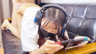 A hot girl prefers to fuck than to play video games