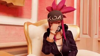 KDA Ahri does porn for the first time - Full Gallery Hentai Game - Kiss my camera. League of Legends