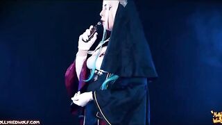 The nun punished me for my sin with a strapon in a steamy scene