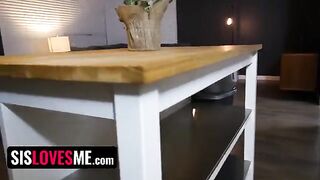 Fit stepsis Cece Capella gets her pussy railed by horny stepbrother