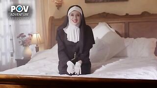 Nun’s forbidden passion fulfilled in a daring POV adventure with Aubree Valentine