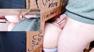 The cutie was fucked in the hole of glory three times